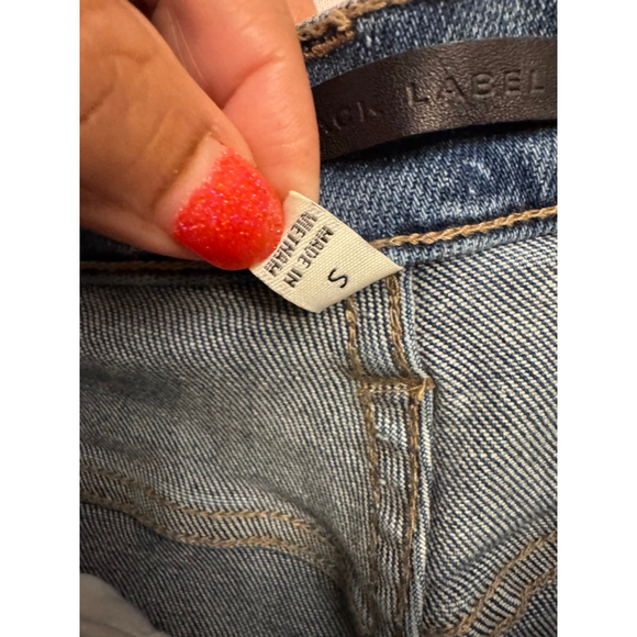 SP Black Label Blue Denim Mini Skirt Size S - Picture 6 of 12